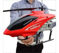 Kikioo Haute qualité de Super Grand Canal 3.5CH Résistance à la chute 2,4GHz hélicoptère télécommande gyroscopique RC LED Radio Stable contrôlée Adolescents Adultes Heli Garçons Filles Cadeaux Débutan