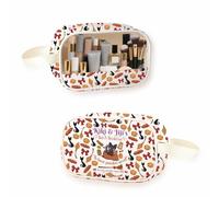 Kiki's Anime Lover Gift Kiki&Jiji's Bed and Breakfast Inspire Trousse de maquillage transparente pour amoureux des chats noirs, Kiki C-makeup UK, SAC