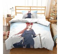 Kiki's Delivery Service Impression En D Sets De Housse De Avec Fermeture Eclair Couettes Hayao Miyazaki Animated Films Housse De Couette Microfibre £¬A