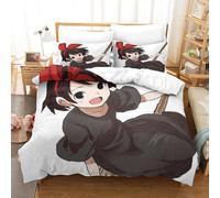 Kiki's Delivery Service Impression En D Sets De Housse De Avec Fermeture Eclair Couettes Hayao Miyazaki Animated Films Housse De Couette Microfibre £¬A