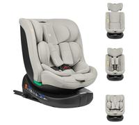 Kikka boo siège enfant i-Round i-Size (40-150cm) Isofix, rotation 360 degrés, coloris:gris clair