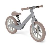 Kikka Boo Vélo d'équilibre LANSER, vеlo Enfants 2 Ans, vlo d'équilibre, de 2 à 6 Ans, ultraléger, siège réglable, vélo bébé, Gris, 85x38x54 cm
