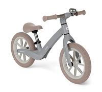Kikka Boo Vélo d'équilibre LANSER, vеlo Enfants 2 Ans, vlo d'équilibre, de 2 à 6 Ans, ultraléger, siège réglable, vélo bébé, Gris, 85x38x54 cm