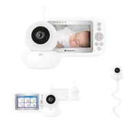 Kikkaboo babyphone Aneres, technologie FHSS, berceuses, vision nocturne, alarme, coloris:blanc