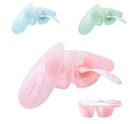 Kikkaboo Bol enfant Tasty double compartiment couvercle grand compartiment 150ml, coloris:rose