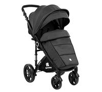 KikkaBoo Chaise de Randonnée JUNO, Chariot jusqu'à 15 kg, Plié, léger et compact, Gris foncé