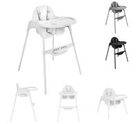 Chaise Haute 2-en-1 Jammy Blanche - Kikka Boo