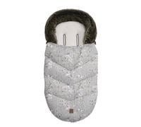 Kikkaboo chancelière pour poussette Luxury fourrure couverture de pied amovible, coloris:gris clair
