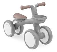 KikkaBoo Draisienne Bébé 1 an à 3 Ans ZIPI, Vélo sans Pédales Évolutif avec Panier, Siège Réglable, Jouet d'Équilibre Enfant, Cadeau Premier Âge Garçon ou Fille, Gris