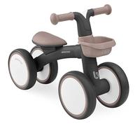 KikkaBoo Draisienne Bébé 1 an à 3 Ans ZIPI, Vélo sans Pédales Évolutif avec Panier, Siège Réglable, Jouet d'Équilibre Enfant, Cadeau Premier Âge Garçon ou Fille, Noir