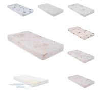 Kikkaboo Matelas lit de bébé Memory Comfort 120 x 60 x 12 cm Finition la reliure [Beige]