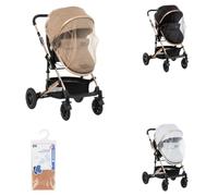 Kikkaboo, Moustiquaire universelle pour poussette, Insectifuge en Tulle, coloris:beige