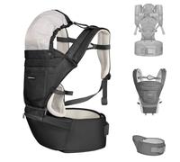 Kikkaboo Porte-bébé Chloe 3 en 1 ventral et dorsal siège sur la hanche de 5 mois, coloris:
