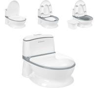 Kikkaboo Pot de toilette pour enfants Flushy, antidérapant, musique, compartiment papier toilette vert