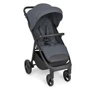 KikkaBoo Poussette Canne Compacte Bébé URBAN, Poussette Compacte Légère, Naissance à 22 kg, Pliage Automatique, Roues EVA avec Suspension, Gris Foncé