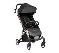 Kikkaboo Poussette Cloe cadre aluminium pliable porte-boisson jusqu'à 22 kg, coloris:or noir