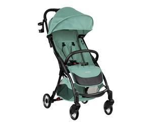 Kikkaboo Poussette Cloe cadre aluminium pliable porte-boisson jusqu'à 22 kg, coloris:vert