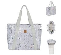 Kikkaboo sac à langer Florence matelas à langer fermeture éclair poches biberons, coloris:gris