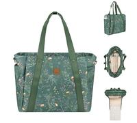 Kikkaboo sac à langer Florence matelas à langer fermeture éclair poches biberons, coloris:verdoyant