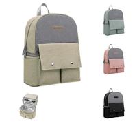 Kikkaboo Sac à langer Nia Sac à dos, ouverture zippée, plusieurs compartiments, coloris:beige