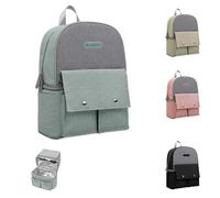 Kikkaboo Sac à langer Nia Sac à dos, ouverture zippée, plusieurs compartiments, coloris:verdoyant