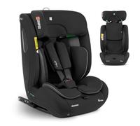 KikkaBoo Siège Auto Isofix i-FLIT, 15 à 36 kg, i-Size 76-150 cm, Groupe 1/2/3, de 15 mois à 12 ans, Sécurité SPS, Top Tether, Appuie-tête Réglable 12 Positions, Noir