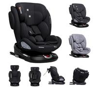 Kikkaboo siège enfant i-Felix i-Size (40-150cm) Isofix rotation 360 degrés, coloris:noires