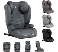 Kikkaboo siège enfant i-Stand i-Size (100-150 cm) groupe 2/3, réglable, Isofix, coloris:gris foncé