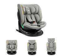 Kikkaboo siège enfant i-Tour i-Size (40-150cm) groupe 0+/1/2/3, Isofix, pivotant, coloris:gris clair