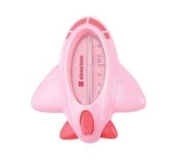 Kikkaboo Thermomètre à eau avion, thermomètre de bain un bain en toute sécurité, coloris:rose