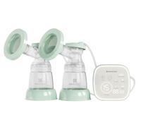 Kikkaboo, tire-lait double Libra biberon 180ml écran tactile LED veilleuse, coloris:verdoyant