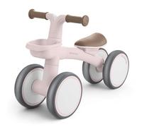 KikkaBoo ZIPI Draisienne Bébé 1 an à 3 Ans, Vélo sans Pédales Évolutif avec Panier, Siège Réglable, Jouet d'Équilibre Enfant, Cadeau Premier Âge Garçon ou Fille, Rose