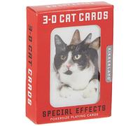 Kikkerland GG38 Jeu De Cartes Chats 3D