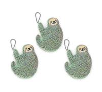 Kikkerland Glitter Dinnerware Koala Chat et Paresseux Éponge à récurer Anti-Rayures Nylon Taille Unique