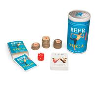 Kikkerland Jeu Maia Gifts Beer Yoga Game – Yoga Bière
