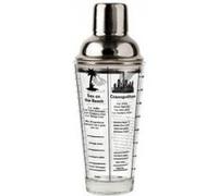 KIKKERLAND KKBA22 COCKTAIL SHAKER AVEC RECETTES G