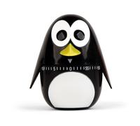Kikkerland KKKT18 Minuteur Forme de Pingouin, Taille unique, Blanc