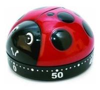 Kikkerland Minuteur KKKT21-A Forme de coccinelle
