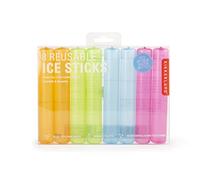 Kikkerland - Lot de 8 bâtons de Glace réutilisables pour rafraîchir Les Boissons