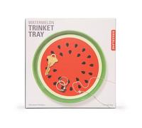 Kikkerland Plateau à bijoux en forme de pastèque - Plat décoratif en forme de fruits pour bijoux et clés