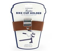 Kikkerland Porte-café en Cuir pour vélo, Marron, S, M, L