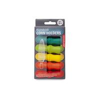 RAINBOW CORN HOLDERS S/6 G