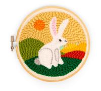Kikkerland Punch Needle - Hare - Includes Everything Needed