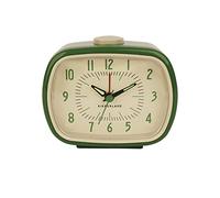 Kikkerland Retro Alarm Clock with Luminous Hands 11 x 9 x 6 cm / 4 x 3 x 2 inches