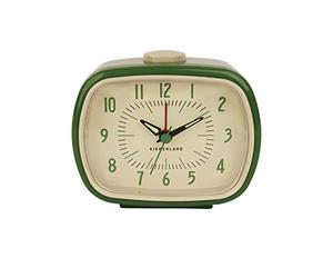 Kikkerland Retro Alarm Clock with Luminous Hands 11 x 9 x 6 cm / 4 x 3 x 2 inches