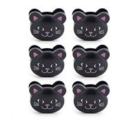 Kikkerland – Clips à sachets BC05CA – Set de 6 – Noir