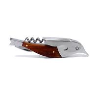 KIKKERLAND Tire-Bouchon en Forme d'oiseau Palissandre/Acier Inoxydable 18/8 Argenté