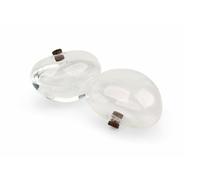 Kikkerland Water from a Stone Hand Blown Glass Automatic Self-Watering Plant Globes, Set of 2