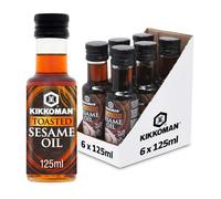 Kikkoman Huile de sésame grillée 6 x 125 ml