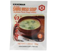 Kikkoman Instant Shiro Miso Lot de 12 soupes 29,8 g